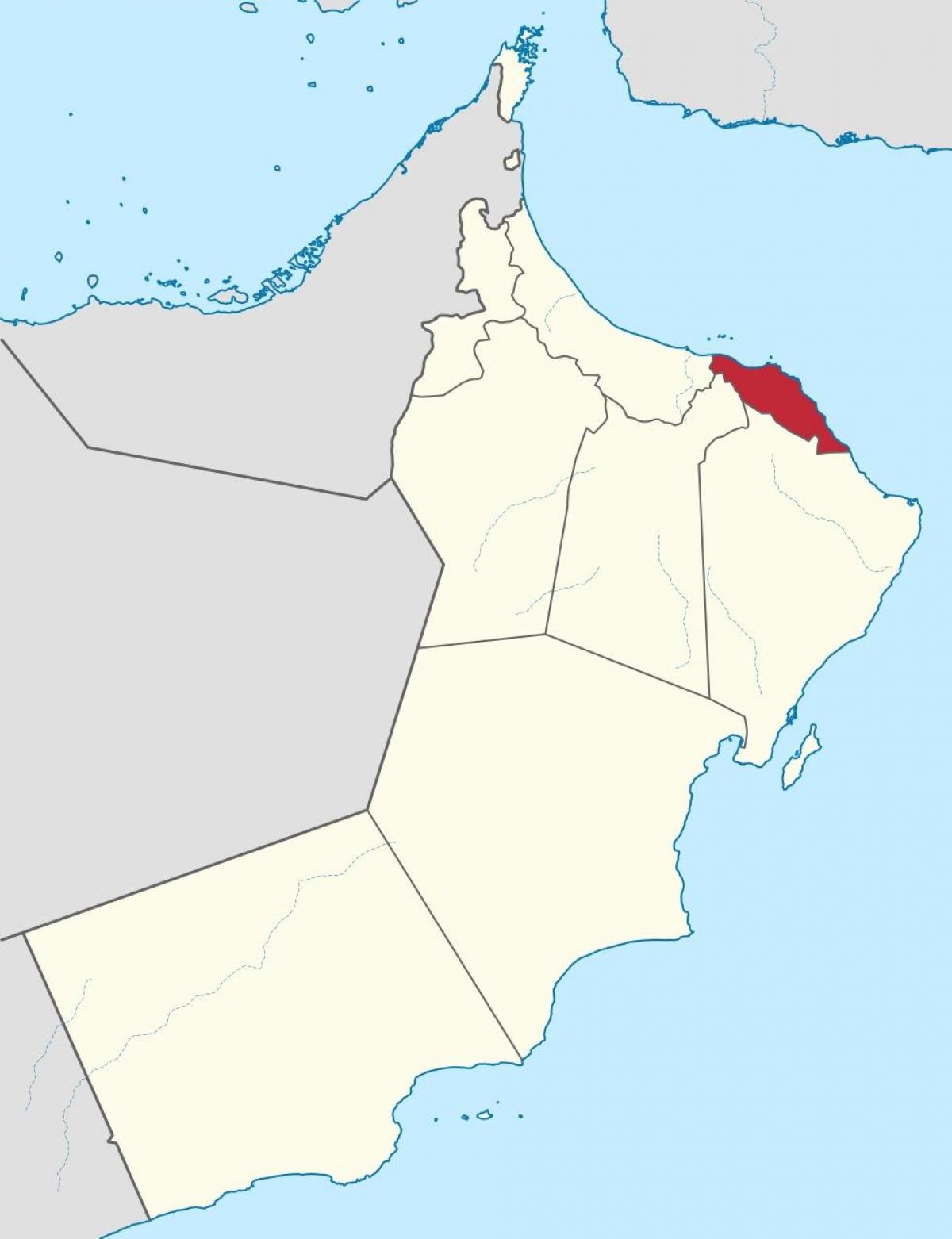 Omán, muscat térképen